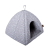 PETSY PETSY IGLU KUTYA-MACSKAHÁZ, SZÜRKE - 48 x 48 x 40 CM