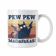 Pew-Pew Madafakas - Fehér Bögre bögrék, csészék