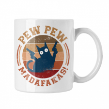 Pew-Pew Madafakas - Fehér Bögre bögrék, csészék