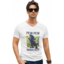  Pew-Pew Madafakas - Férfi V Nyakú Póló férfi póló