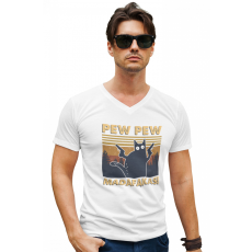  Pew-Pew Madafakas - Férfi V Nyakú Póló