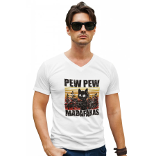  Pew-Pew Madafakas - Férfi V Nyakú Póló férfi póló