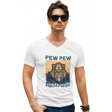 Pew-Pew Madafakas - Férfi V Nyakú Póló