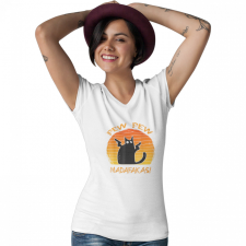  Pew-Pew Madafakas - Női V Nyakú Póló női póló