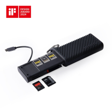 PGYTECH CFexpress CreateMate kártyaolvasó tok - B/ SD kártyaolvasó tok - Fekete fényképező tartozék