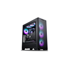 PHANTEKS Eclipse G400A Midi-Tower, Tempered Glass, D-RGB, black számítógép ház