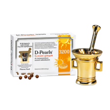 Pharma Nord D-Pearls D3-vitamin gyöngyök 3200 80 db vitamin és táplálékkiegészítő
