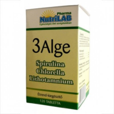 Pharma Nutrilab 3 Alge Spirulina-Chlorella-Lithothamnium tabletta vitamin és táplálékkiegészítő
