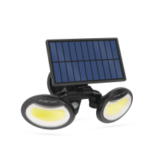 Phenom mozgásérzékelős szolár reflektor - forgatható fejjel - 2 COB LED (Reflektor) kültéri világítás