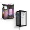 Philips 17459/30/P7 Impress Hue LED kültéri fali lámpa fekete 24V 16W dimmelhető 2000 - 6500K 1200lm 25000h LED A-A++ IP44