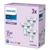 Philips 3x LED halogén izzó készlet GU10 PAR16 3.5W = 35W 275lm 4000K Semleges 36° PHILIPS