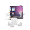 Philips 929001953103 HueWCA fényforrás 3db + bridge 5.7W GU10 RGB 2000 - 6500K 350lm GU10 100-240V 15000h A IP20 bluetooth
