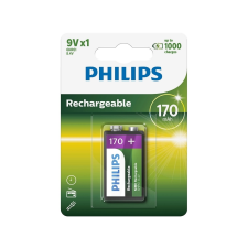 Philips 9VB1A17/10 - tölthető elem MULTILIFE NiMH/9V/170 mAh tölthető elem