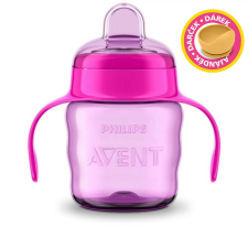 Philips AVENT itatópohár Classic 200ml lányos - most Petite and Mars szilikon tálkával babaétkészlet
