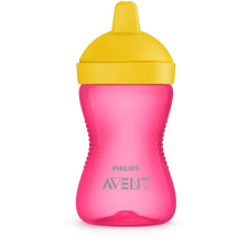 Philips Avent ivópalack 300 ml-es, lányoknak, kemény itatófej kulacs, kulacstartó