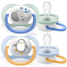 Philips AVENT játszócumi ultra air 0-6hó fiús állatos 2db-os cumi