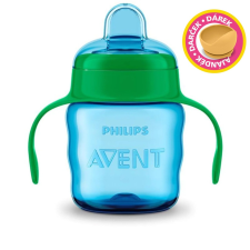 Philips Avent Philips AVENT Hrneček pro první doušky Classic 200 ml s držadly chlapec+dárek PETITE&amp;MARS Miska 6m+ babaétkészlet