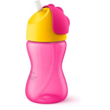 Philips Avent Pohár rugalmas szívószállal, 300 ml, lányoknak kulacs, kulacstartó