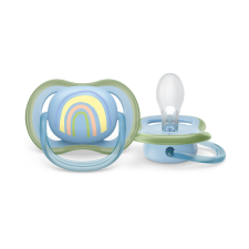 Philips AVENT SCF086/03 játszócumi Ultra air Mintás 0-6hó szivárvány, 1db cumi