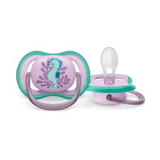 Philips Avent SCF086/06 Játszócumi Ultra air Mintás 6-18m csikóhal, 1db cumi