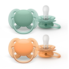 Philips Avent SCF091/03 Játszócumi Ultrasoft Premium semleges 0-6hó, 2 db cumi