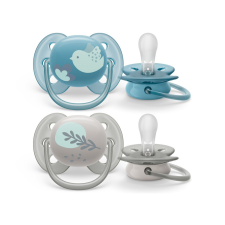 Philips AVENT SCF091/15 Ultrasoft Premium játszócumi 6-18hó fiús, 2 db (állatos) cumi