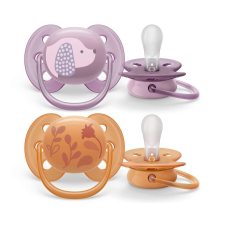 Philips AVENT SCF091/18 Ultrasoft Premium játszócumi 6-18hó lányos, 2 db cumi