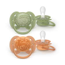 Philips Avent SCF093/06 Játszócumi Ultrasoft Premium neutral 18+hó mintás 2 db cumi