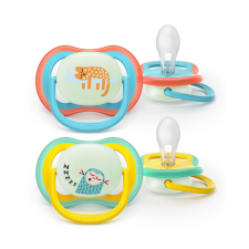Philips Avent SCF376/32 Játszócumi ultra air éjszakai 18+hó 2 db cumi