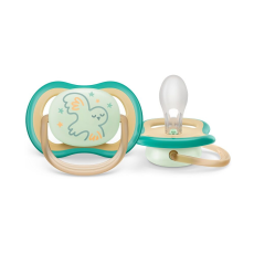 Philips Avent SCF377/01 Játszócumi Ultra air éjszakai 0-6hó, 1db