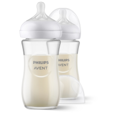 Philips Avent SCY933/02 Natural Response üveg cumisüveg 240ml, 1hó+, 2db cumisüveg