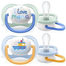 Philips Avent Ultra air Text 0-6m fiú, 2 db cumi
