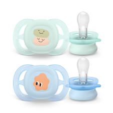 Philips Avent Ultra Start Mintás Játszócumi 0-2hó Fiús 2db (SCF075/04) cumi