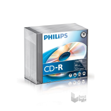 Philips CD-R80 52x írható CD lemez írható és újraírható média