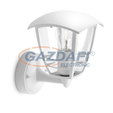 Philips Creek 153803116 fali lámpa , 1x60W 230V E27, fehér kültéri világítás