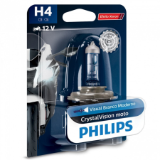 Philips CrystalVision motoros izzó - H4 - 12V - 60/55W autóalkatrész