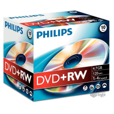 Philips DVD+R85DLCB Dual-Layer 8x cake box lemez 10db/csomag írható és újraírható média