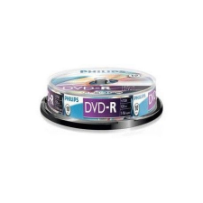 Philips DVD-R 4,7Gb 16x Hengeres 10db/csomag (10-es címke) írható és újraírható média