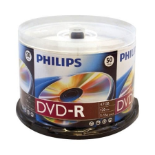 Philips DVD-R Philips írható 16x hengeres (50 db) 4,7GB írható és újraírható média
