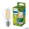 Philips E27 LED fényforrás, 4W, 3000K melegfehér, 840 lm, Classic, 8719514343788