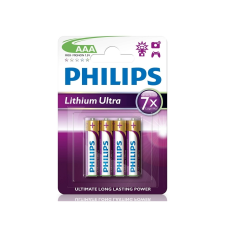 Philips FR03LB4A/10 - 4 db lítium elem AAA LITHIUM ULTRA 1,5V ceruzaelem