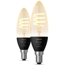 Philips Hue Filament LED fényforrás E14 4.6W 2db/cs (929003145202) (929003145202) izzó