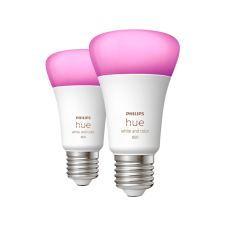 Philips HUE Izzó E27 , 6,5W , RGB , 2 darab (212750) izzó