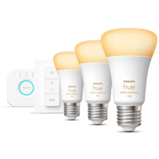 Philips Hue LED fényforrás E27 8W kezdőcsomag (929002468403) (929002468403) izzó