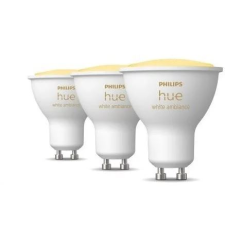 Philips Hue LED fényforrás GU10 4.3W 3db/cs (929001953312) (929001953312) izzó