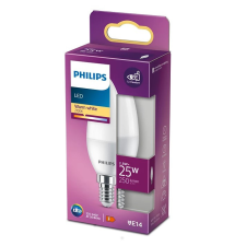 Philips LED-es gyertyakörte E14 B35 2,8W = 25W 250lm 2700K meleg matt PHILIPS izzó