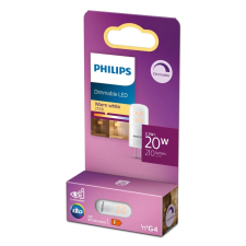 Philips LED izzó G4 KAPSZULA 2.1W = 20W 210lm 2700K melegen szabályozható PHILIPS izzó