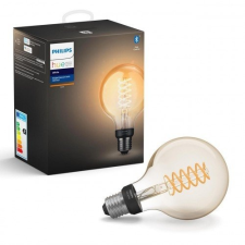 Philips LED lámpa , égő , Edison , ST64 , Philips Hue , E27 , 7W , izzószálas hatás , filament,... izzó