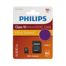 Philips Memóriakártya Philips Micro SDHC Card 32GB Class 10 + adapter memóriakártya