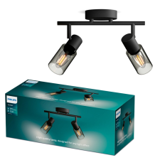 Philips Mennyezeti lámpa spotlámpa 2x E14 Black Palms Philips világítás